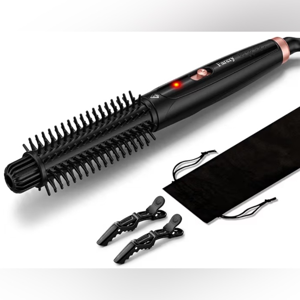 ✨BRAND NEW✨ Farery 2-in-1 Curling Brush – Instant, Effortless Curls at 410°F 💕